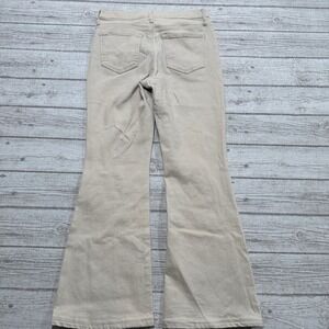 Celebrity Pink Jeans Women's 5/27 Beige RE generation Flared Denim Bell Bottoms